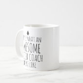 Zo ziet een Geweldige Voetbal coach eruit Koffiemok (Voorkant links)