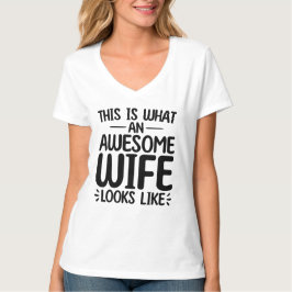 Zo ziet een Geweldige vrouw eruit T-shirt