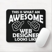 Zo ziet een geweldige webontwerper er zo uit muismat (Met muis)