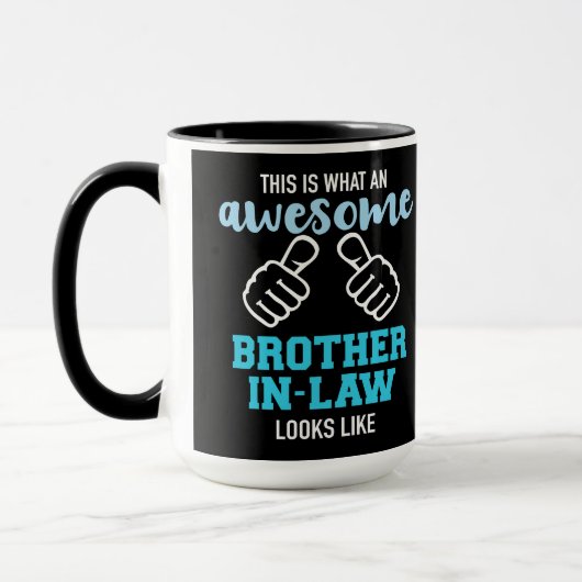 Zo ziet een geweldige zwager eruit mok (Links)