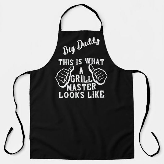 Zo ziet een grillmaster eruit schort (Voorkant)