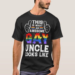 Zo ziet een homo er uit als een homo-oom... t-shirt