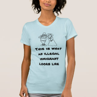Zo ziet een illegale immigrant eruit t-shirt