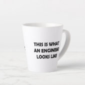 Zo ziet een ingenieur er zo uit latte mok (Rechterhoek)