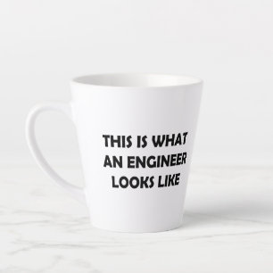 Zo ziet een ingenieur er zo uit latte mok