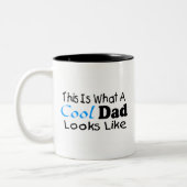 Zo ziet een koude vader eruit (2) tweekleurige koffiemok (Links)