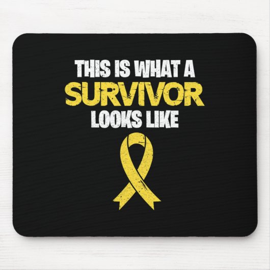 Zo ziet een overlevende eruit als kinderdagverblij muismat (Voorkant)