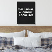 Zo ziet een wetenschapper er eruit canvas afdruk (Insitu (Slaapkamer))