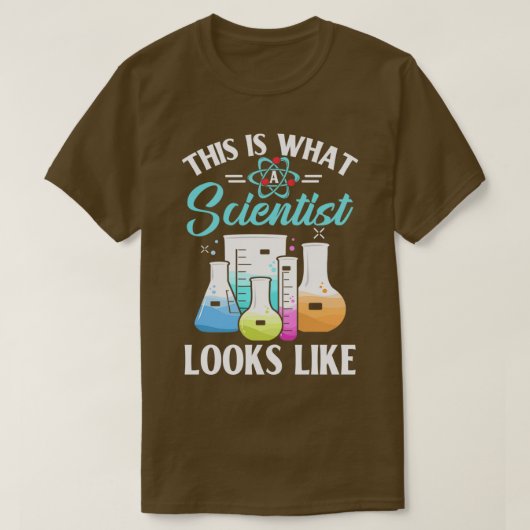 Zo ziet een wetenschapper eruit als een chemie t-shirt (Design voorkant)