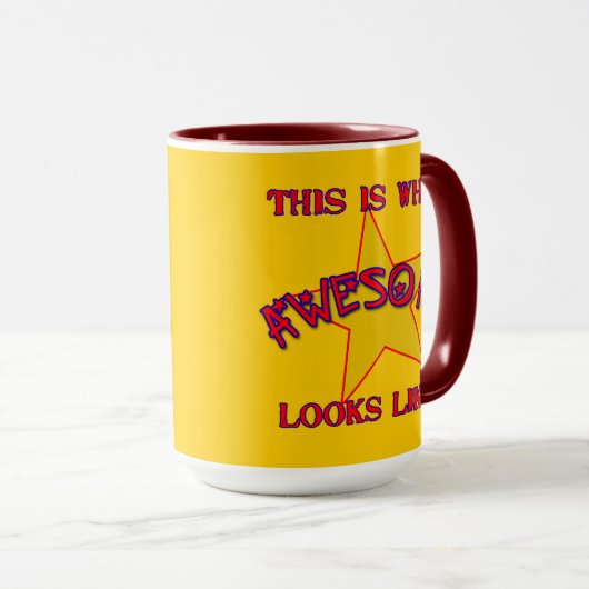 Zo ziet Geweldige eruit! Mok (Voorkant rechts)