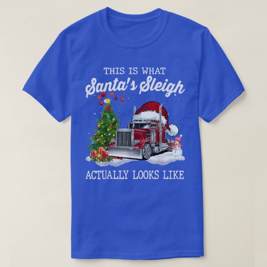 Zo ziet mijn Santas Santas Santas er eigenlijk uit T-shirt (Design voorkant)