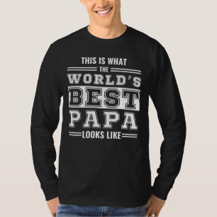 Zo ziet 's werelds beste papa eruit t-shirt