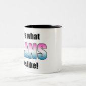 Zo ziet TRANS eruit! KoffieMok Tweekleurige Koffiemok (Center)