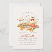 Zo zoet als appeltaartherfst laat Baby shower acht Kaart (Voorkant)