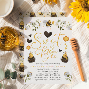 Zo Zoet Als Bij Honingraat Hommels Baby Shower Kaart