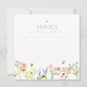 Zo Zoet Als Bij Kan Zijn Moderne Minimale Advieska Kaart (Voorkant)