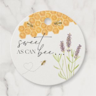 Zo zoet als bijen, baby shower honingbijen bedankjes labels