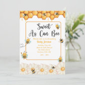 Zo Zoet Als Een Bij Kaart (Staand voorkant)