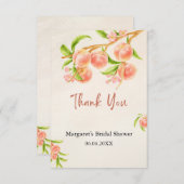 Zo Zoet als een Perzik Bedankkaart (Voorkant / Achterkant)