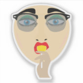 Zo zoet als spelen... sticker (Voorkant)