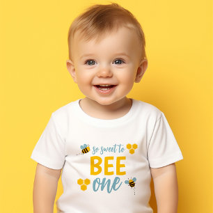 Zo Zoet Om Eén Te Zijn 1e Verjaardag Kinder Shirts