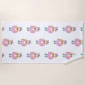 Zo zoete Doughnoten 2 juni Jelly National Donut Da Strandlaken (Voorkant)