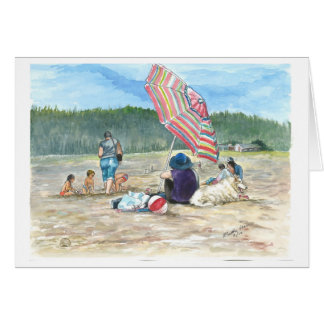 Zo zonnig op het strand