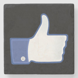 Zo, zwart stenen onderzetter