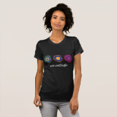 Zoa-koralen - donker t-shirt (Voorkant volledig)