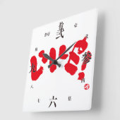 Zoals! い い ね! vierkante klok (Hoek)