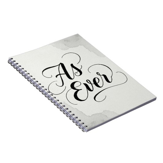 Zoals altijd notitieboek (Rechterzijde)