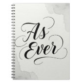 Zoals altijd notitieboek (Voorkant)