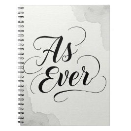 Zoals altijd notitieboek