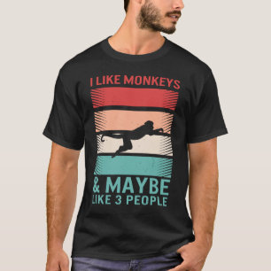 Zoals apen misschien wel 3 mensen die apen hebben t-shirt
