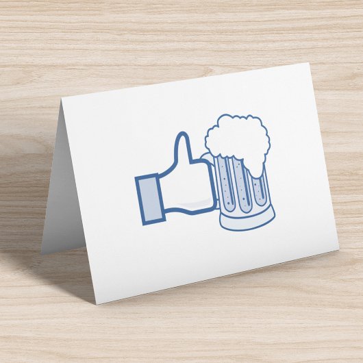 Zoals Beer Feestdagen Kaart