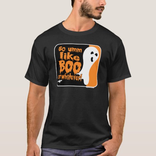 Zoals Boo of wat voor grappige Halloween Ghost T-shirt (Voorkant)