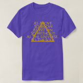 Zoals boven en onder de driehoek is de alchemie bi t-shirt (Design voorkant)