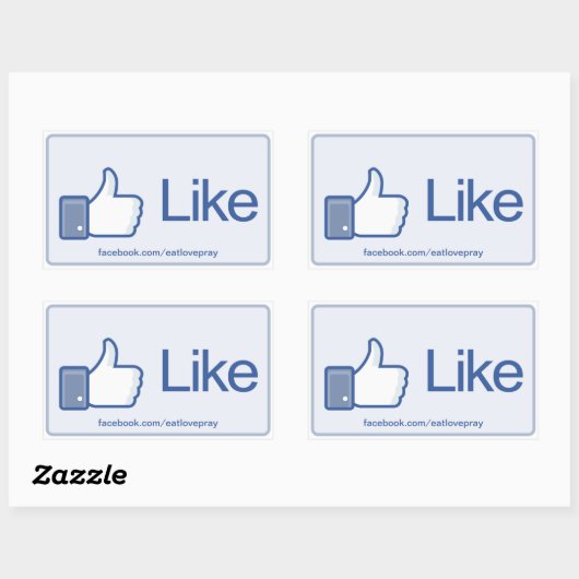 Zoals Button - promotionele stickers (Vel)