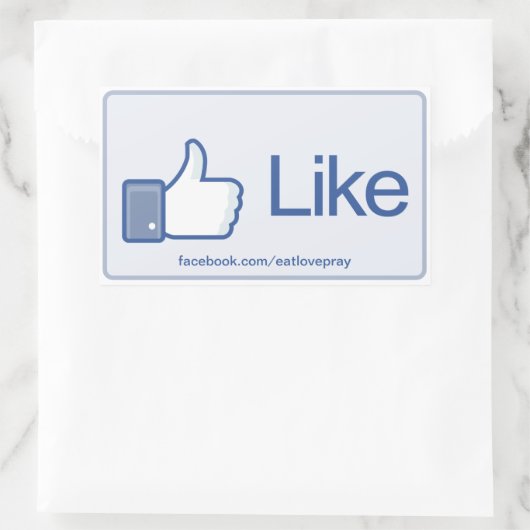 Zoals Button - promotionele stickers (Tas)