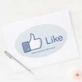 Zoals Button - promotionele stickers (Envelop)