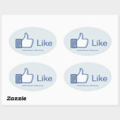 Zoals Button - promotionele stickers (Vel)