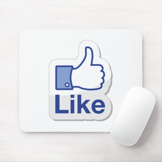 Zoals Button (zoals ik) Muismat (Met muis)