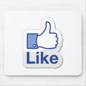 Zoals Button (zoals ik) Muismat (Voorkant)