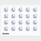 Zoals Button (zoals ik) Ronde Sticker (Vel)
