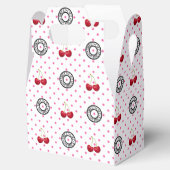 ZOALS CHERRIES Retro  Patroon Bedankdoosjes (Geopend)