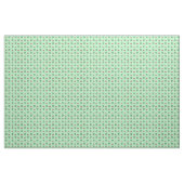ZOALS CHERRIES Retro Patroon op groen Stof (Yard (91,4 cm))
