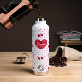 ZOALS CHERRIES STEPMOM Retro  Hart Wt Waterfles