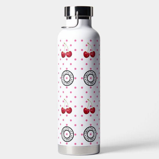 ZOALS CHERRIES STEPMOM Retro  Hart Wt Waterfles (Rechts)