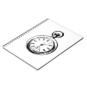Zoals Clockwork Pocket Watch illustratie Notitieboek (Linkerzijde)