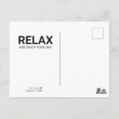 Zoals de hond-Vaderdag Briefkaart (Achterkant)